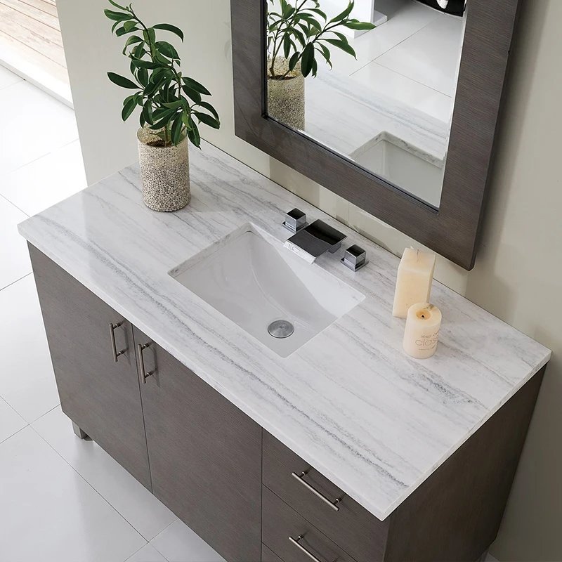 Tocador De Baño De Superficie Sólida De Cuarzo,Armario Moderno