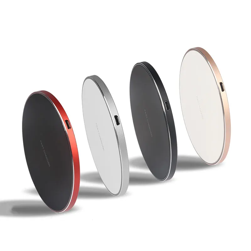 
Wholesale 10W Universal QI Round Fast Charger Mobile Phone Wireless Charger Pad For Iphone/For Samsung 