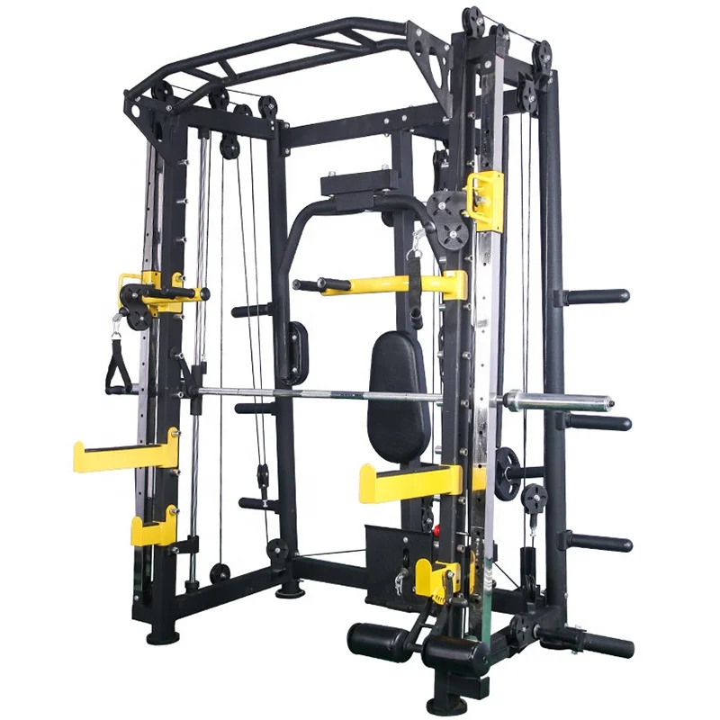

Wholesale Home Gym Multifunctional Smith Machine Fitness Equipment Squat Rack Commercial Strength Weightlifting Smith Machine