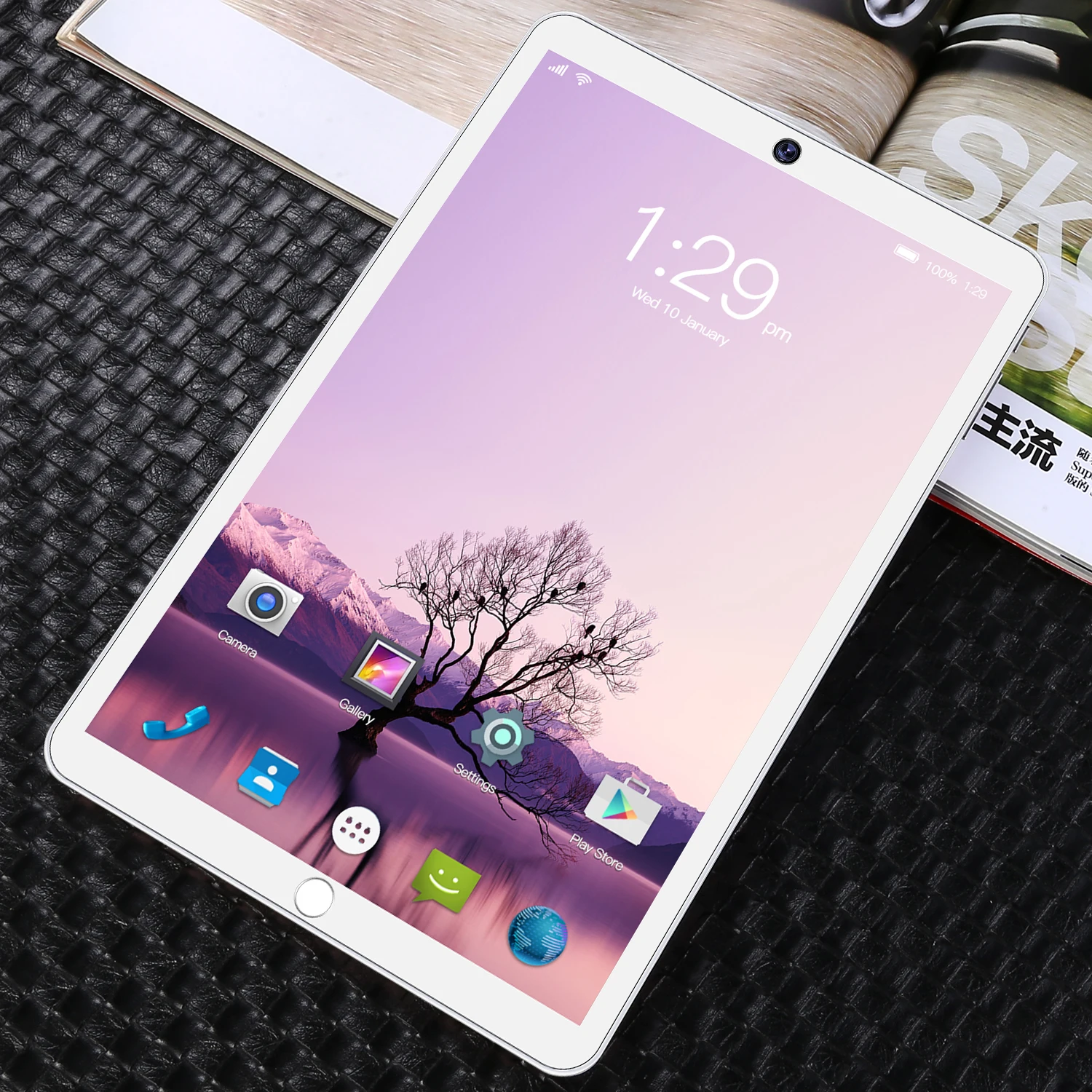 

Cheap Dual Sim Card 10.1 Inch Waterdrop Tablet Android 10.0 System 6600 mAh Wifi