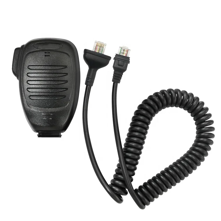 

Heavy Duty Remote Speaker Microphone KMC-35 for Two Way Radio NX800 TK8180 TK7180 TK7360, Black
