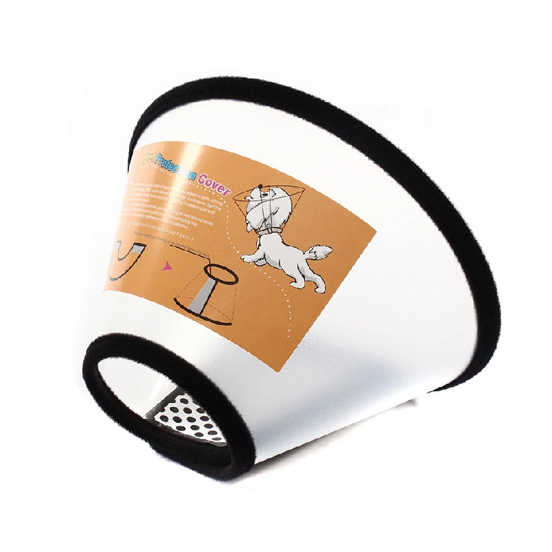 

Cats Puppy Rabbit Adjustable Recovery Pet Cone Practical Protective Collar Healing Neck Cover