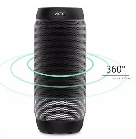 Wireless Waterproof Outdoor Speakers Support AUX TF Subwoofer Loudspeaker - ANKUX.COM