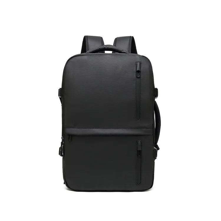 

New multifunctional bagpack wet and dry separation men's business backpack laptop oxford waterproof travel backpack bag, Black,grey