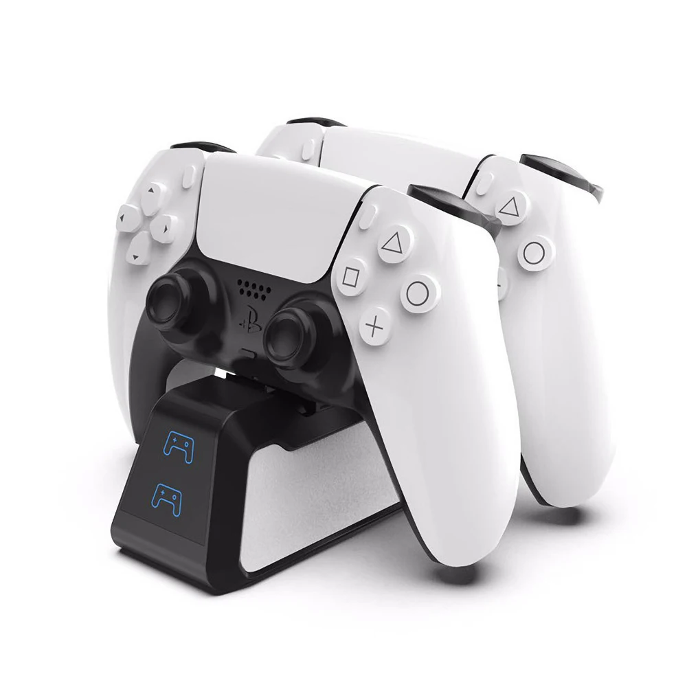 

Dual fast charger for PS5 wireless controller USB 3.1 Type-C charging base, suitable for ps5 joystick gamepad