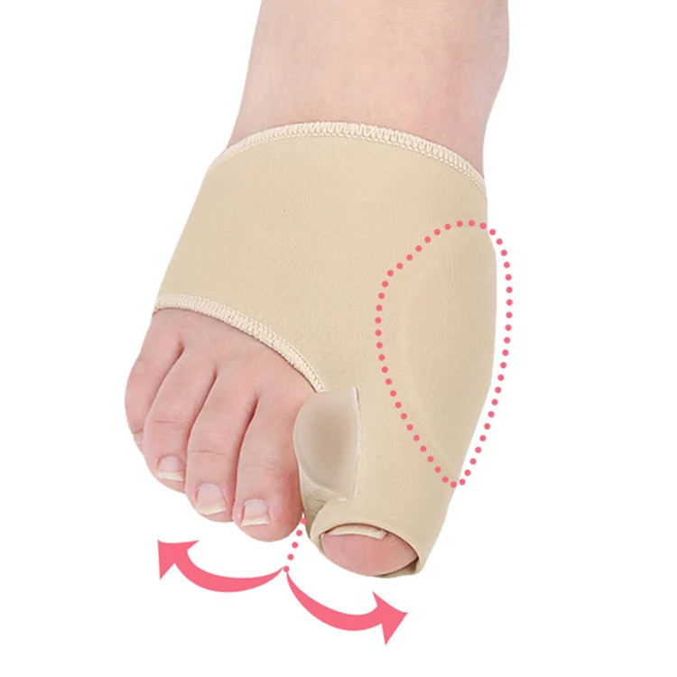 

Top Sale Orthopedic Bunion Corrector Pedicure Socks Toe Separator Feet Bone Thumb Adjuster, Nude