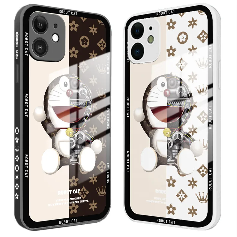 

Drop shipping luxury glass case For iPhone 12 13 12 11 Pro Max 7 8Plus X XR XS Case