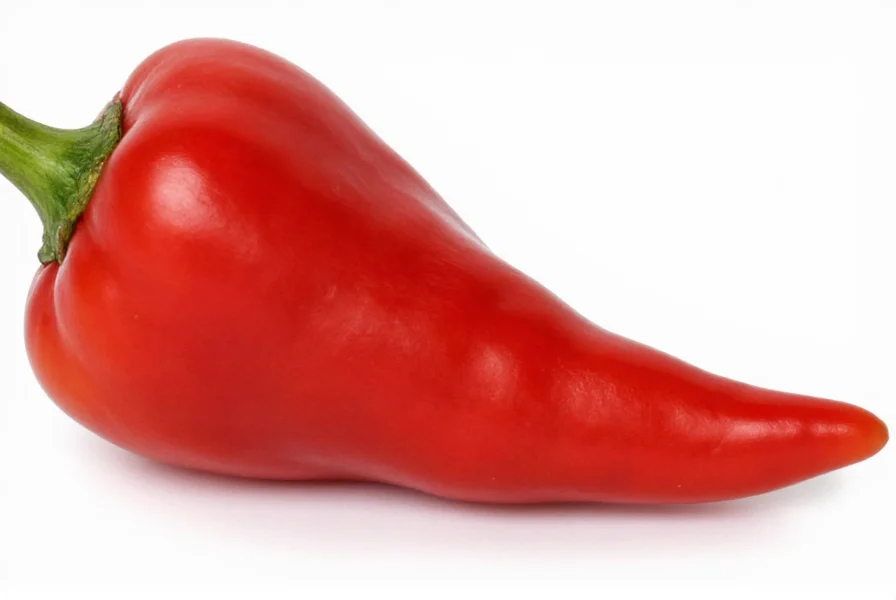 Scoville scale chart showing cayenne pepper between 30,000-50,000 SHU with visual comparison to other peppers