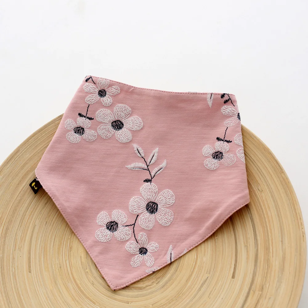 

TUV certificate factory supplied high quality triangle soft cotton baby bibs