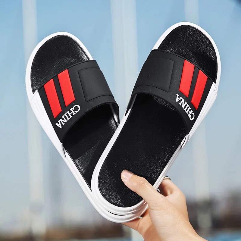 

New Fashion Factory Wholesale PVC Men's Shoes Home Soft Bag Men's Slippers