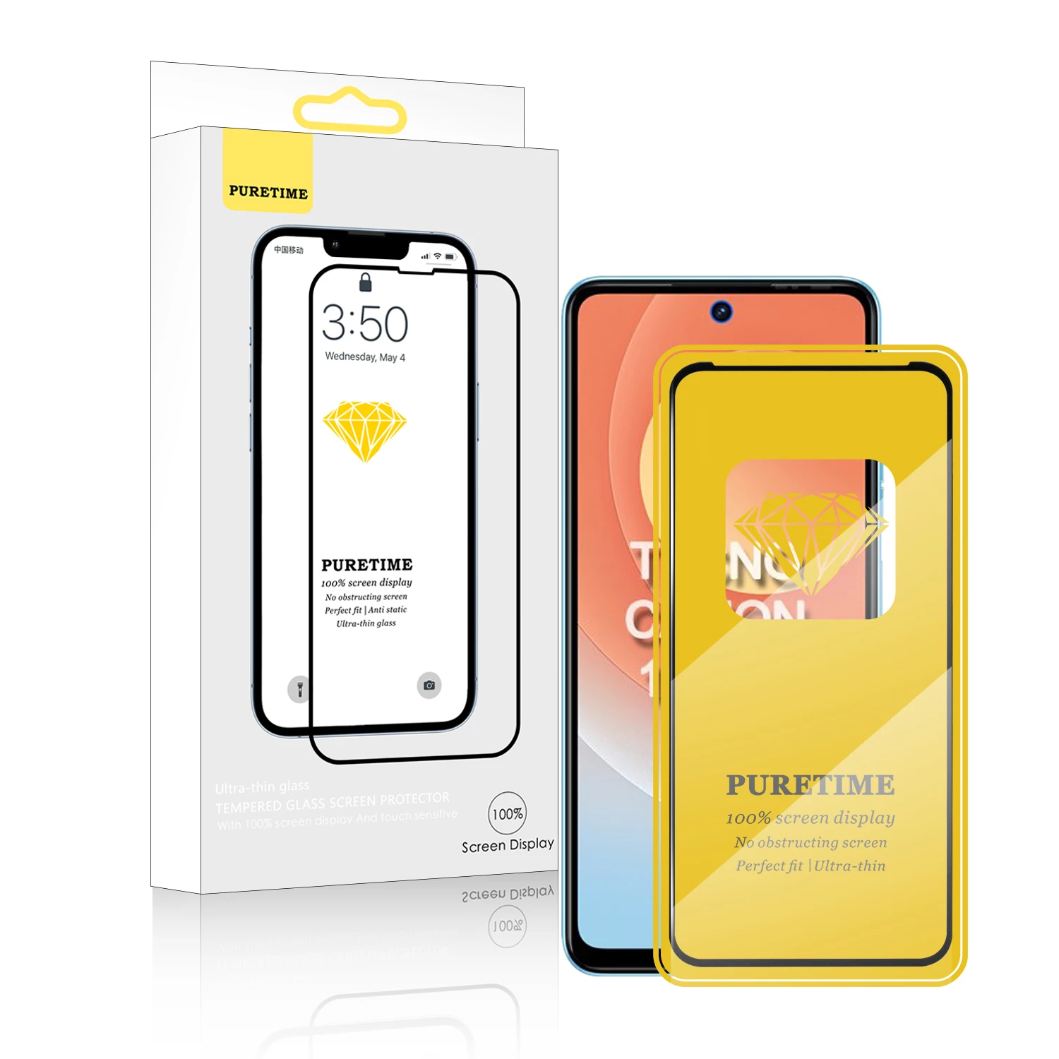 

Screen Protector For Tecno Camon 19 Neo Bubble Free Full Glue HD Clear Tempered Glass Phone Screen Protectors