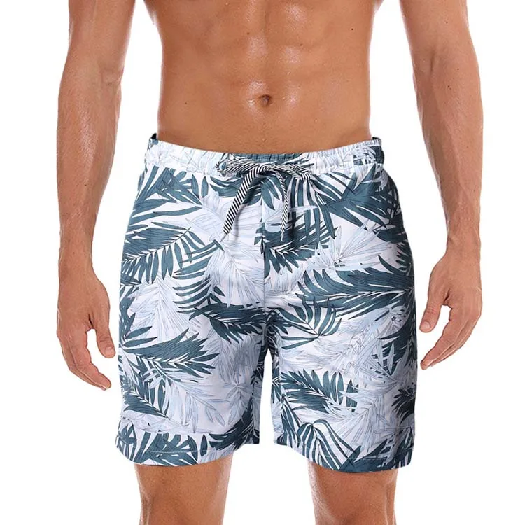 

2021 latest Men's beach shorts Quick-drying printed short men's shorts