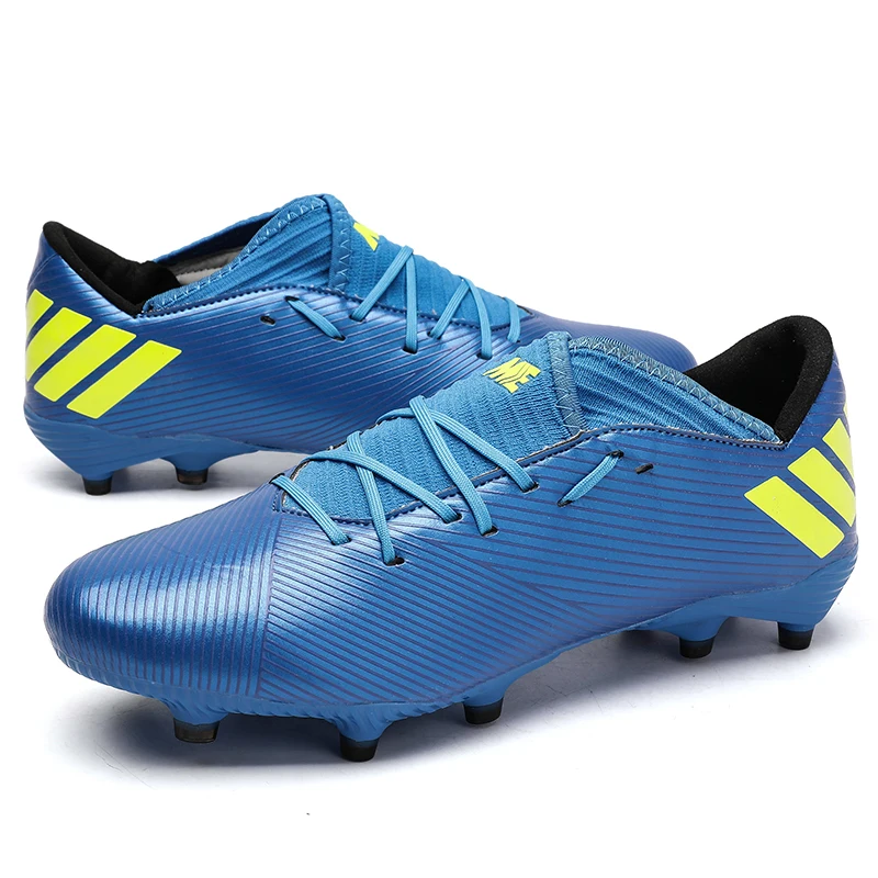 

New Hot Football Boots Man nemeziz Soccer Shoes Artificial Grass FG long spikes Superfly Kids Crampons Outdoor Sock Cleats Shoes