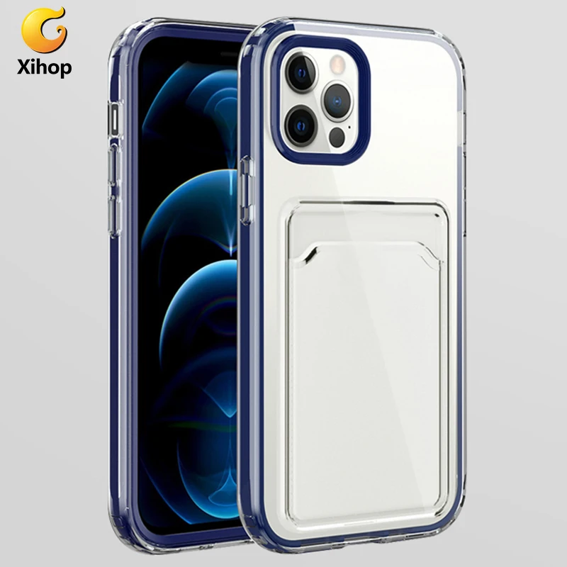 

Xihop Factory Outlet Shockproof Cell Mobile Cover Luxury Phone Case for Apple iPhone 13 Pro Max Mini Wallet Phone Case