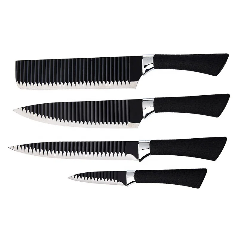 

Stainless Steel Wave Knife Specialized Cutting Cutter Corrugated non-stick knife set