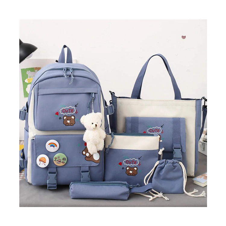 

Fashion hot Sale Guaranteed Quality Cute Cartoon Backpack Set Sublimation Backpack School Bags