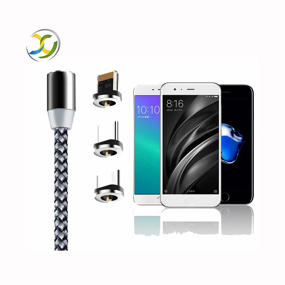 

Magnetic Cable Charging Wire Anodized Aluminum Fast Charger Nylon Usb 2.0 cable