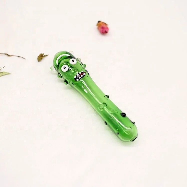 

Cucumber Glass Pipe Smoking Accessories Pipes Tobacco Hand Pyrex Colorful Clear Glass Oil Burner Nail Pipe