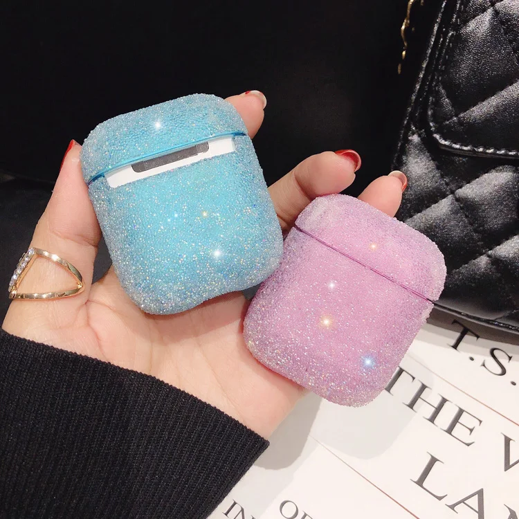 

New fashional colors bling diamond case designers case Earphone Cover Accessories For airpods 1 2 3 pro, 5 colors