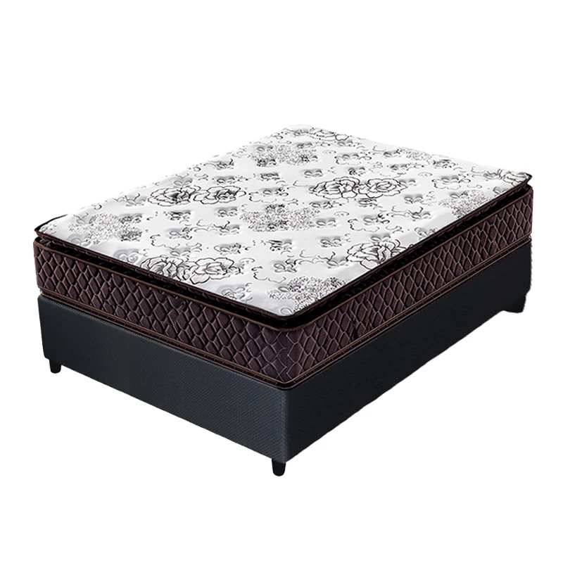 Double pillow top Hotel luxury pocket spring mattress