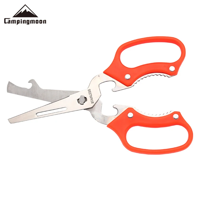 

Outdoor Camping Multifunctional Scissors Stainless Steel Professional Kitchen Scissors Detachable Kitchen Scissors