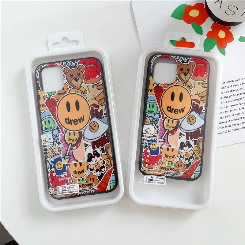 

Fashion brand Justin Bieber Dragon Ball Shockproof IMD Silicone Soft 2020 New Phone Case Cover for iPhone 11 Pro Max, Black