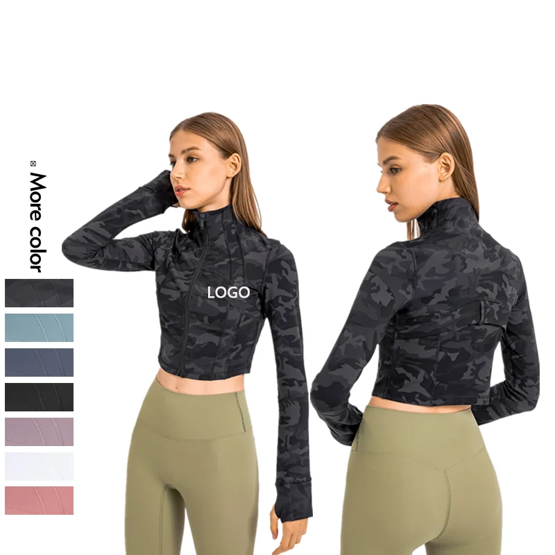 

Xsunwing New Arrival Popular Sports Jacket for Women Camouflage Style Fitness Gym wear Hooded Jacket Fast Delivery Sport Clothes