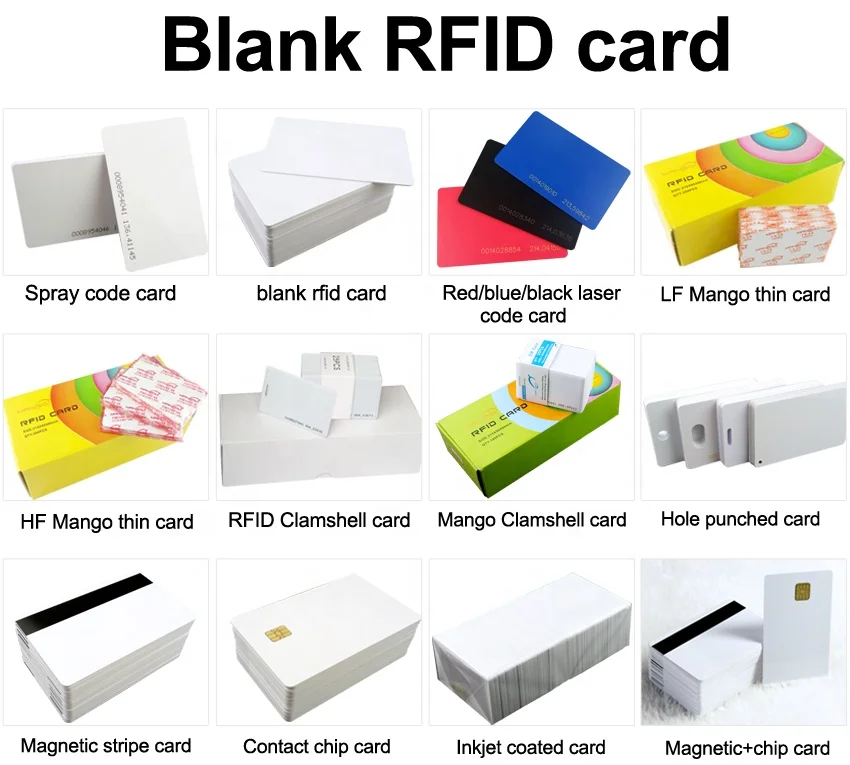 Iso B Rfid Sri Srix K Contactless Pvc Blank White Or Customized