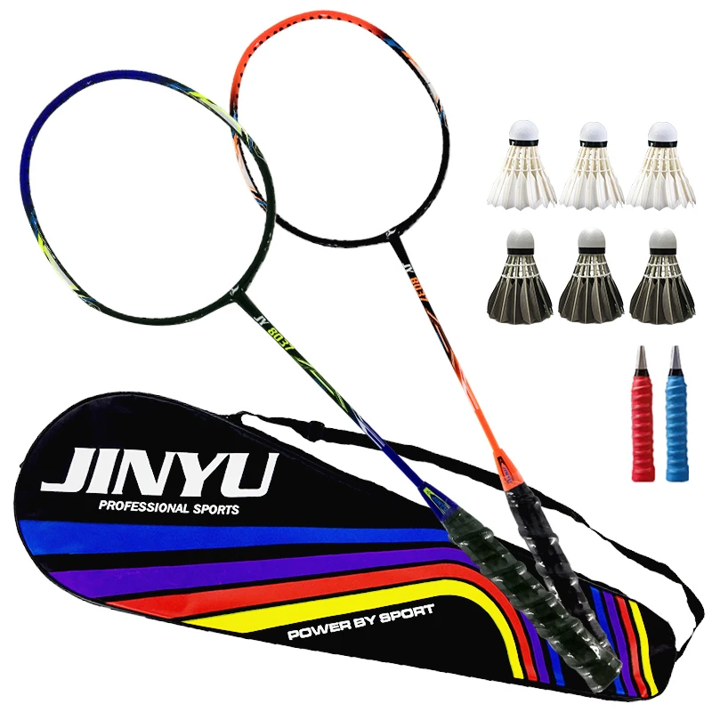 

Badminton Rackets for Kids&Adults 2 Player Badminton Racquet Replacement Set for Outdoor Indoor Sports with Carrying Bag