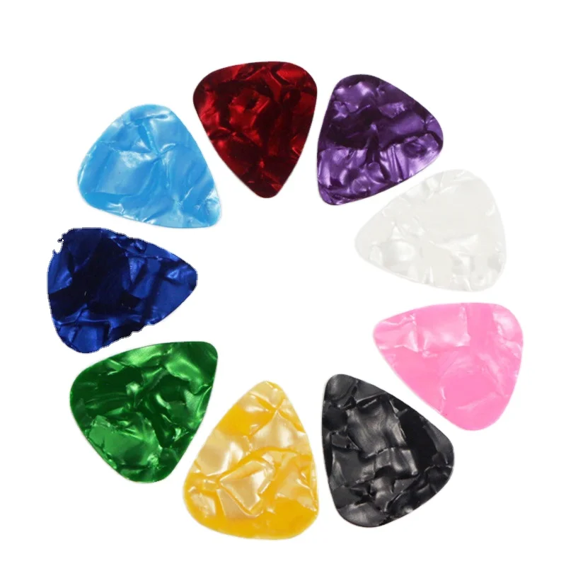 

Celluloid Guitar Picks Set best guitar picks for acoustic guitar Random Color, Mutil color