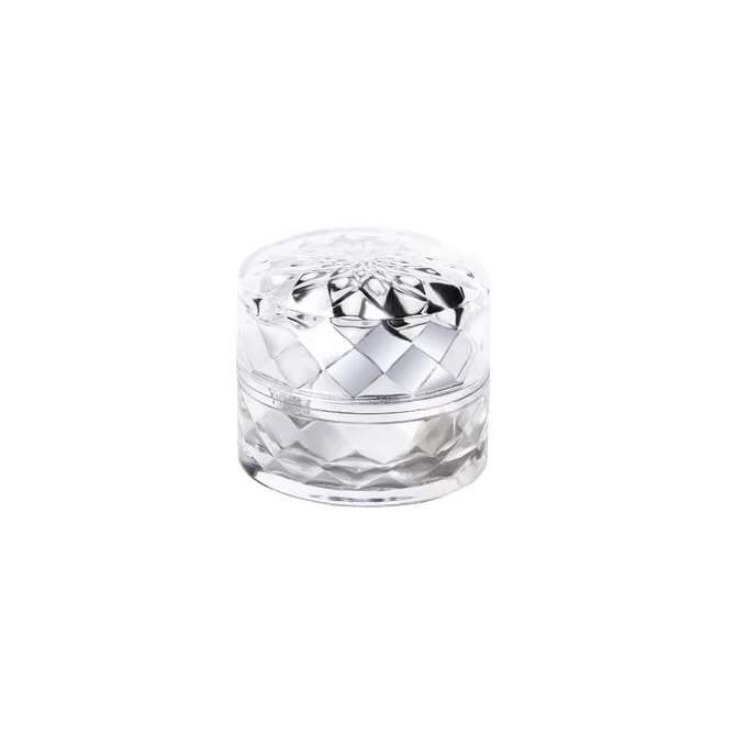 
Ready To Ship 5g luxury elegant shiny mini gold silver empty plastic lip balm jar eye cream jar for skin care ball lip balm cont 