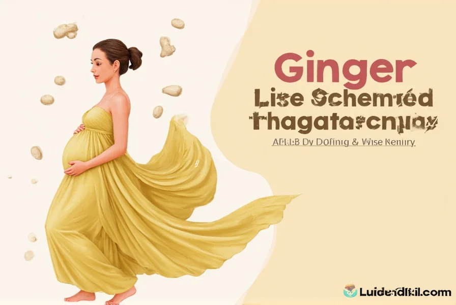 Pregnant woman preparing ginger tea with fresh ingredients