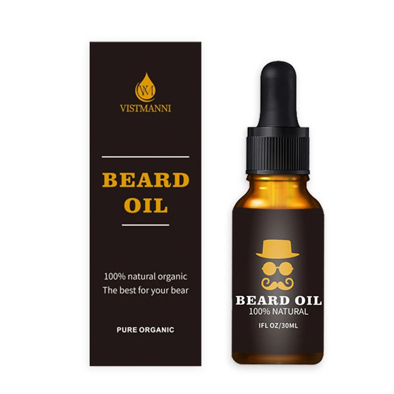 

Hot Selling Private Label 100% Natural Pure Sandalwood Beard Growth Oil Organic Men Beard Oils