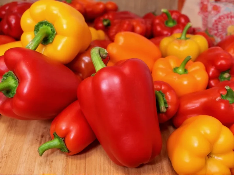 All Bell Peppers Are Sweet: Color Varieties Compared