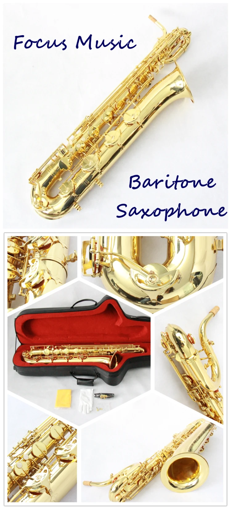 Factory Price Baritone Sax High Quality Saxophone From Chinese Handmade