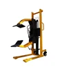 Manual Paper Roll pallet truck stacker for clamping erect rolls