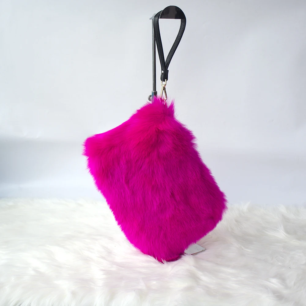 Ladies Wholesale Winter Colorful Furry Handbag Fashion Trend Women Tote Bag Women Fur Bags Buy