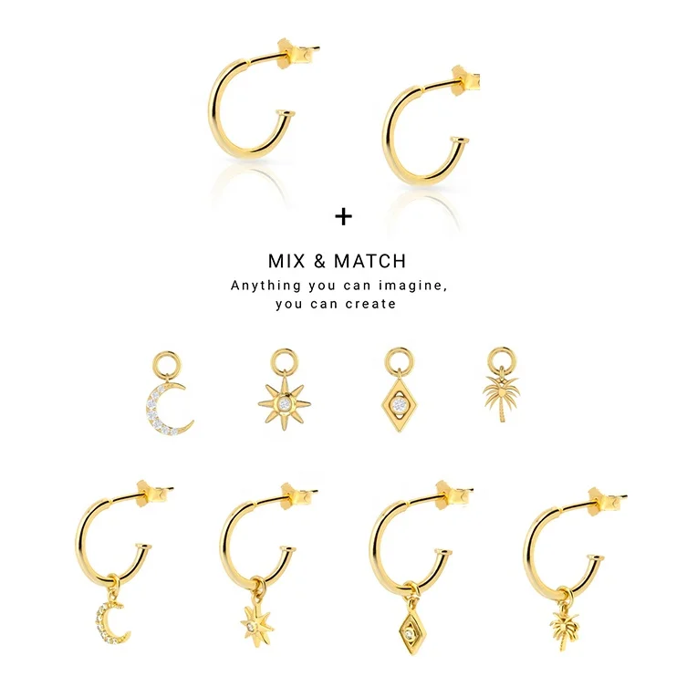 

925 sterling silver alternative charms statement earrings statement earrings