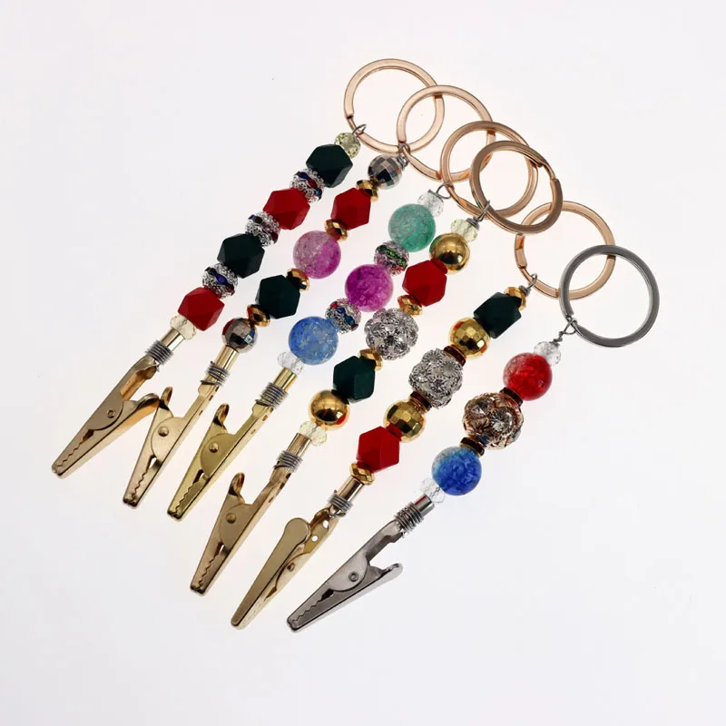 

2021 jewelry smoking accessories keychain credit card grabber bank ATM card clip roach clippers for long nails