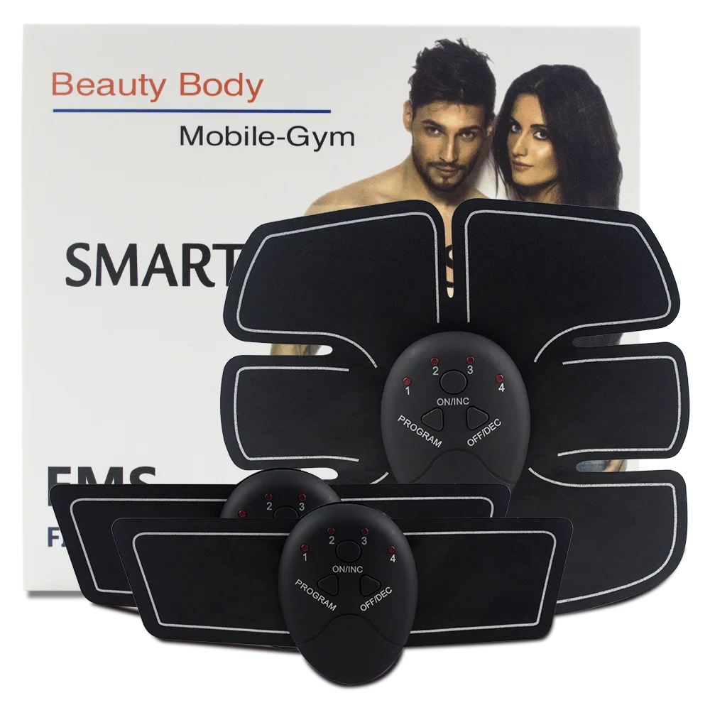 Home Use Ems Full Body Trainer Fitness Muscle Stimulator Smart Abdominal Muscle Trainer Abs