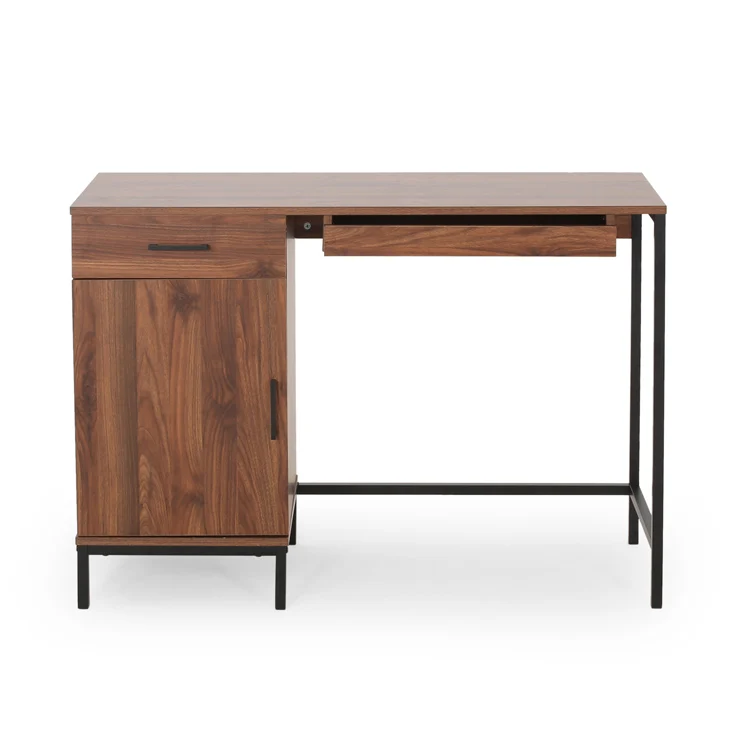 

Wooden Gaming Computer Table And Basic Student Desk, Walnut, black