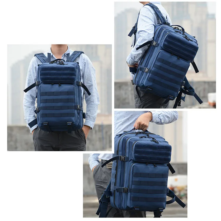 Outdoor large capacity molle system military tactical backpack bag