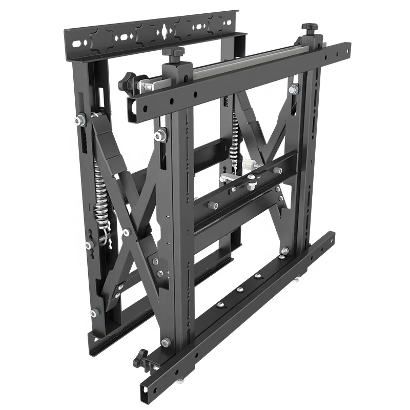 

Newest Design Support Multi Screens Push Out Video Wall Mount For 37 To 70 Inch TVs, Black & white