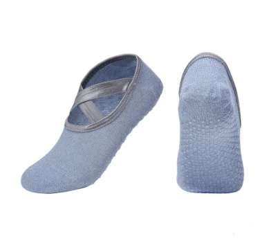 

wholesale colorful women pilates grip yoga anti slip socks