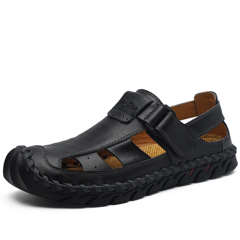 

2020 summer new men's full head design anti-collision outdoor leisure beach shoes