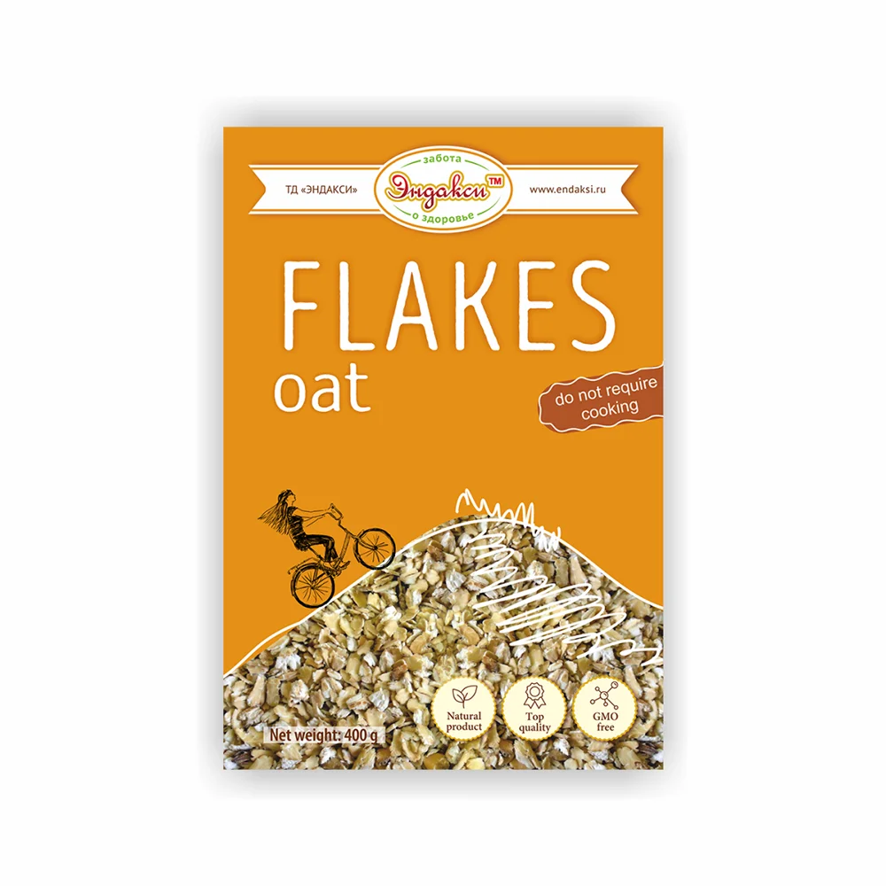 
Porridge oats flakes. No boiling needed 