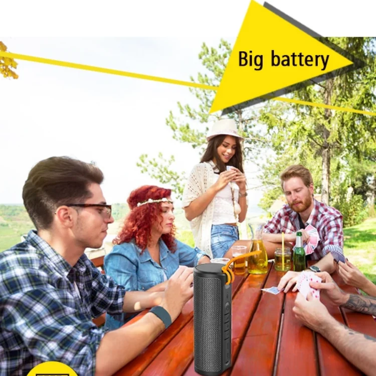 10W Bass Sound Waterproof Speaker TWS Wireless Speaker - ANKUX.COM