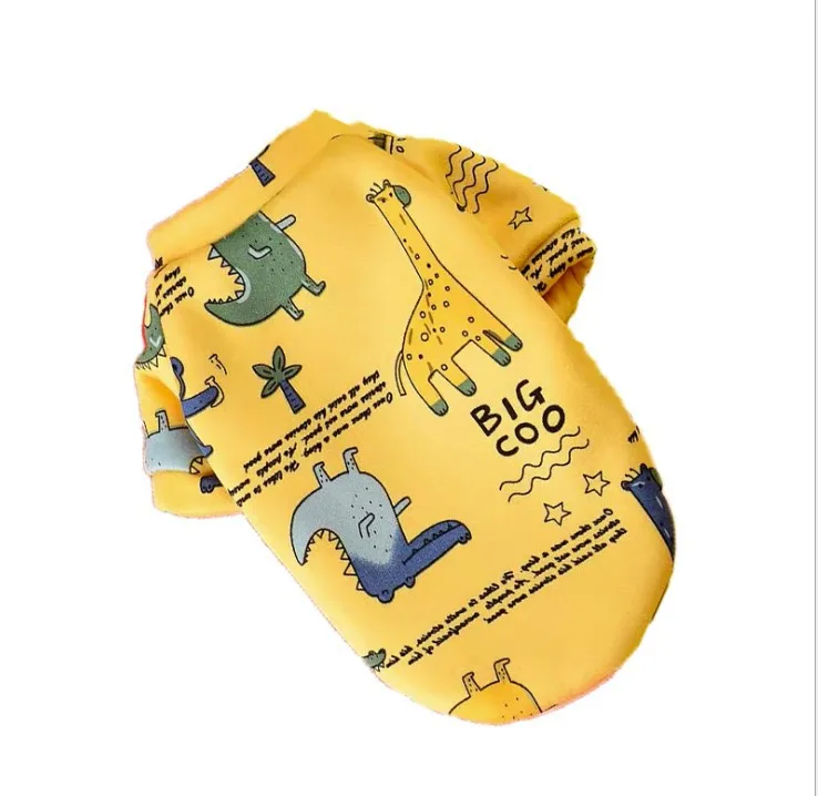 

2021 Fashionable Small Dog Clothes Factory Supply Puppy Designer Clothes Summer Luxury Dog Clothing
