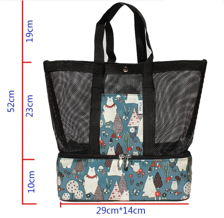 large travel tote bag with zipper