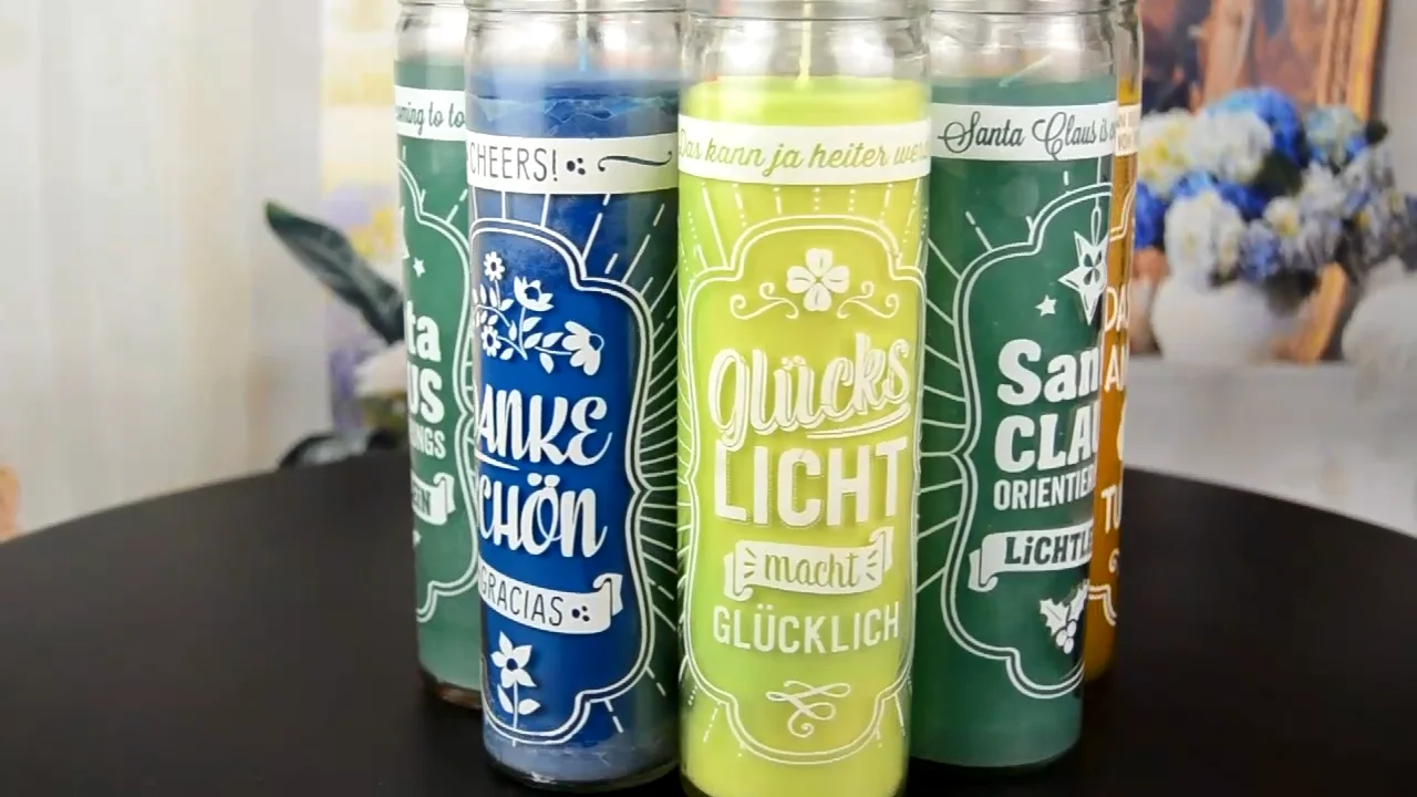 7 Day White Prayer Candles,8" Tall Pillar Candles For Religious